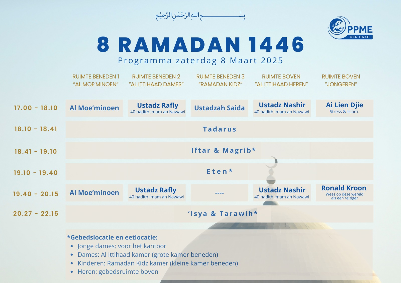 Program 8 Ramadan 1446H